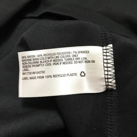 Isabel by Ingrid + Isabel Black V-Neck 3/4 Sleeve Nursing Wrap Top M - Picture 5 of 8